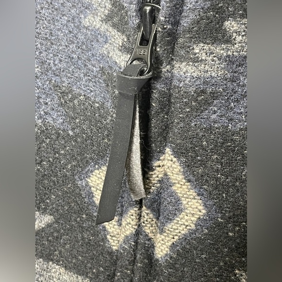 Sun+Stone Geometric Aztec Tribal Bomber Jacket Wool Blend Size Large - Picture 5 of 11